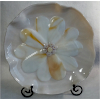 Glass flower dish